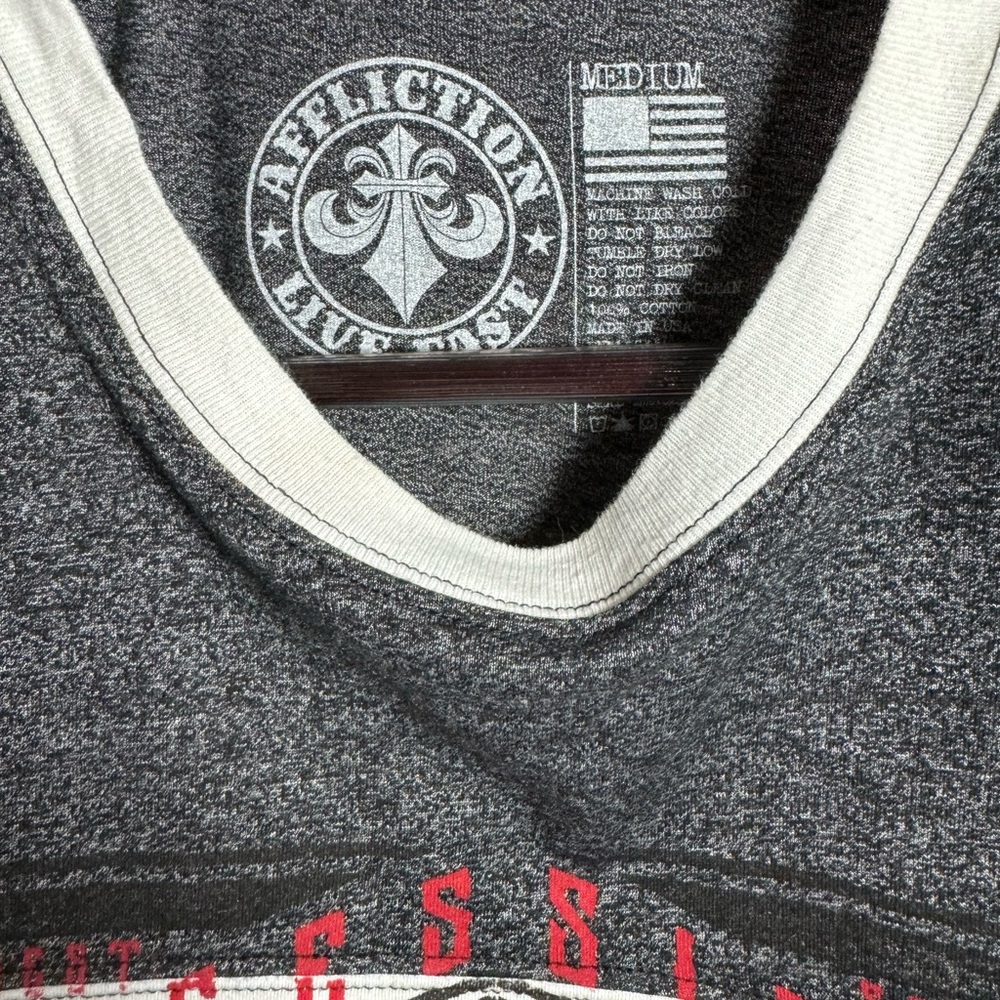 Affliction Tee M - Picture 3 of 3
